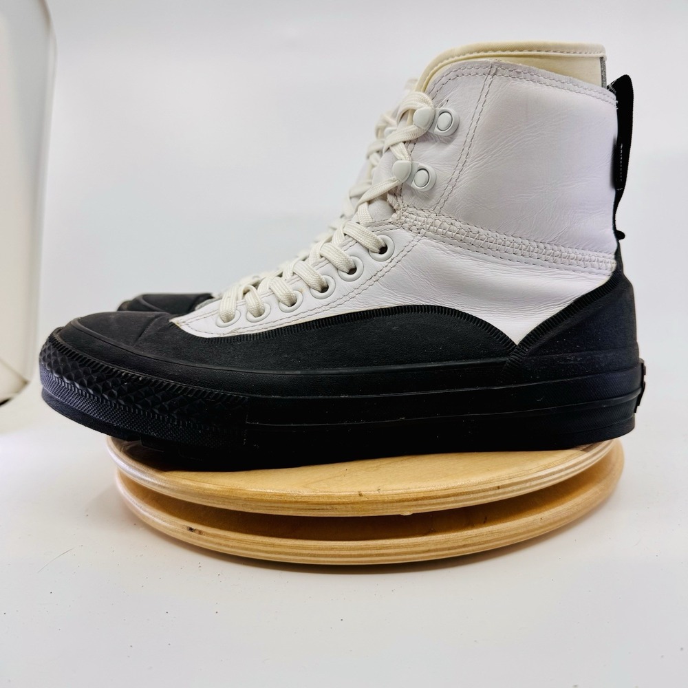 Converse Tekoa Boots Men's 7.5 Women's 9 White Leather High Top Sneakers Winter